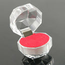 30X Jewelry Package Ring Earring Box Acrylic Transparent Wedding Packaging BOXES