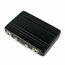 Metal Mini Briefcase Suitcase Business Bank Card Name Box Case L6R0 Card Q1W7