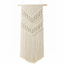 Macrame Woven Wall Hanging - Boho Chic Bohemian Room Geometric Art Decor -  E6B1
