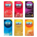 MingLiu Condom Classic Condom 6 Sets Thin Dotted Ribbed Sensitive With Free E1H3
