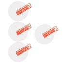 4 Pieces Universal 9H 3.5mm Round Dial Watch Tempered Glass Screen Protector