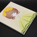 Children DIY Button Painting Handmade Drawing Craft Kit Stickers Pictures