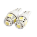 10PCS T10 5050 5SMD LED White Light Car Side Wedge Tail Light Lamp Bright