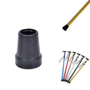 19mm Walking Stick Cane Crutch Pad Rubber Heavy Duty3Cerrule End Bottom3CAU