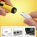 USB LED Flashlight Earpick Ear Cleaner Wax Removal Tool +Magnifier Style 3