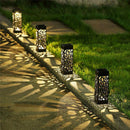 4X Solar Garden Torch Lights Dance Flames LED Waterproof Landscape Lawn L PED