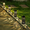 4X Solar Garden Torch Lights Dance Flames LED Waterproof Landscape Lawn L PED