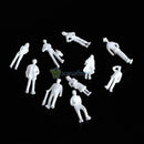 100PCS Figures 1:100 Scaled Models Train Building People None Toxic For Layout