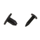 50pcs 6mm Plastic Push Type Rivet Bumper Pin Clips