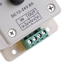 1Pc 12v-24v 8a pir sensor led strip light switch dimmer brightness controller Ew