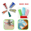 5 Size Fabric Bias Tape Maker Tool Sewing Quilting 6mm 9mm 12mm 18mm 25mm Kit