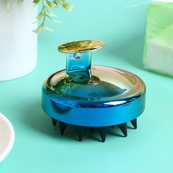 Handheld Electroplating Shampoo Brush Wet Dry Hair Wash Head Massage Comb SEAU