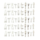 50Pcs/Lot Spanner Screwdriver Tools Shape Charms Pendants DIY Jewelry Findings