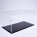 36x16x16cm Acrylic Display Case, Black Gloss Base, Dustproof, Assembled Box