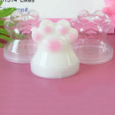 200ML cat claw jar DIY Clay Printing Craft Storage Containers Organizer Box BX