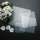 4pcs Silicone Strong Absorbability Plastic Fresh Food Wraps Seal (White)