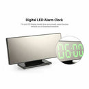 New Upgrate Digital Alarm Clock LED Mirror Clock Multifunction Snooze Displ N7W4
