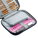 110Pcs Ergonomic Crochet Hooks Set Knitting Needle Zipper Organizer w/ Case