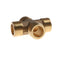 1/2" BSP Male Thread 4 Way Brass Cross Pipe Fitting Adapter Coupler Connector  Z