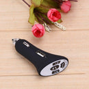 Car Interior Bluetooth Wireless Player FM Transmitter with USB Charger Port