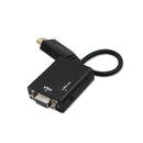 3X(Switcher Hdmi To Vga + 3.5Mm with Audio Computer To Tv Converter
