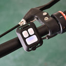 Bike LED Turn Signal Blinker Tail Light Indicator Rechargeable Black