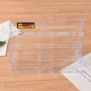 8 Pocket Desktop Business Card Holder Clear Acrylic Countertop Stand Display Z