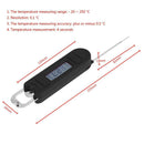 Fold BBQ Thermometer Digital Temperature Meter Food Probe Measure Device(1) A