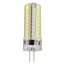 G4 LED Lamp AC 220V 5W 72 SMD2835 Warm White 360 Degree Silicone LED Light