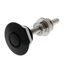 Vehicle Quick Release Latch Hood Pins Lock Retaining Rings 55mm Black