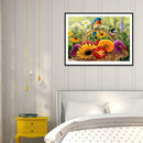 5D DIY Full Drill Diamond Painting Flower Basket Embroidery Craft Kit Decor
