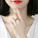 Pixiu Charms Feng Shui Amulet Wealth Lucky Open Adjustable Ring Buddhist Unisex