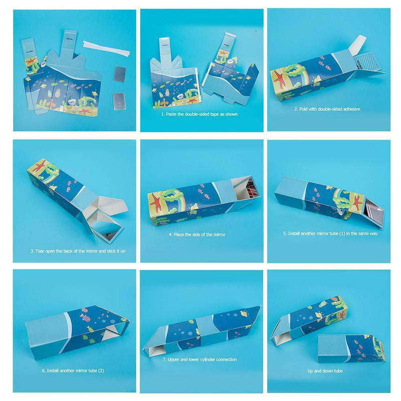 DIY Telescopic Periscope Handmade Technology Kindergarten Children Toys