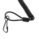 Boating Fishing Pliers Lanyard Coiled Tether Retractable Steel Coil Lanyard