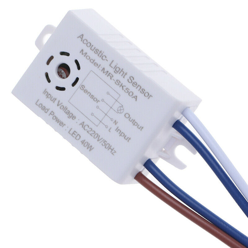 Automatic Street Light Switch 220V 50/60Hz Sound-Light Controlled Sensor  J Bj