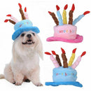 Dogs Pet Dog Birthday Caps Hat with Cake Candles Design Birthday Party Cost