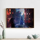 5D DIY Full Drill Diamond Painting Lighting Street Cross Stitch Embroidery