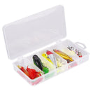 91pcs/bag Colorful Fishing False Lures 181g Bionic Hard Baits Kit Sequins