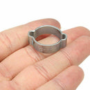 140Pcs Double Ear O Clips Clamps Steel Zinc Plated Assortment For Hydraulic