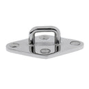 6mm 316 Stainless Steel Heavy Duty Marine Boat Diamond Pad Eye Plate, 2PACKS