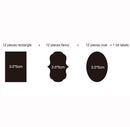 36x Small Chalk Black board Mason  Jar Labels Stickers Chalkboard ME