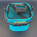 20 CM EVA Water Bucket with Rope Collapsible Bucket for Camping/Fishing (BluE8M3