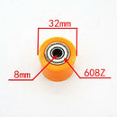 Chain Roller Tensioner Pulley Wheel Guide for CRF YZF KTM RMZ KLX - Yellow