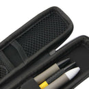 Black Hard Shell Fountain Pen Pencil Case Holder Box Pouch Stationery Zipper Bag