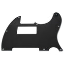 Black 3 PLY Electric Guitar Humbucker Pickup Cut Pickguards For Tele Style