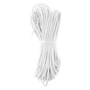 3mm Elastic Round Bungee Rope Shock Cord Tie Down Boats Trailers 10m White