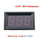 0.56inch 4-30V 2 Wires Digital Voltmeter Voltage Meter Display Module Red A