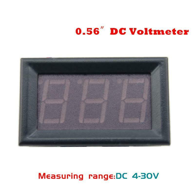 0.56inch 4-30V 2 Wires Digital Voltmeter Voltage Meter Display Module Red A