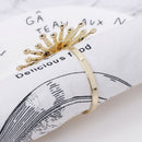 1PC Dinner Towel Napkin Ring Table Serviette Ring Napkin Holder Wedding DecoA3C