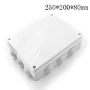 1PC Plastic Waterproof Electrical Junction Box 255*200*80mm IP65 With 12 HolS Cy
